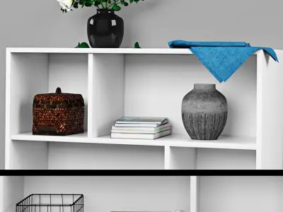 Decorative set - Scandinavian Designs 3D model