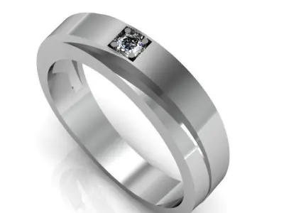 man ring 3D print model