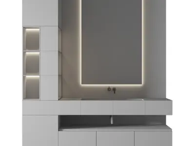 Luxury Bathroom 154 3D model