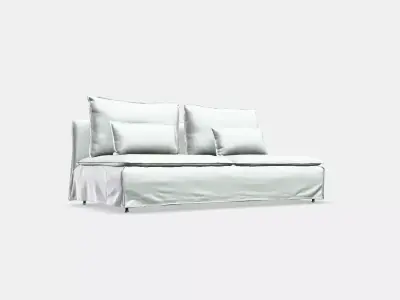 SODERHAMN Cover for 3-seat section Low-poly 3D model