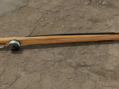 Speargun 3D models Low-poly 3D model