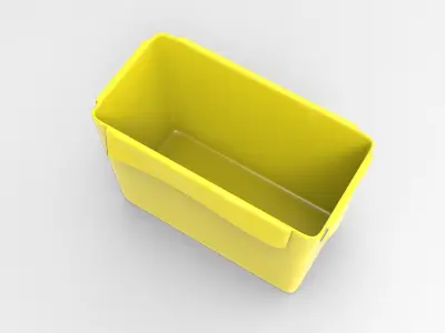 Octo Storage Box Low-poly 3D model