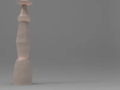 Beq Vase Low-poly 3D model