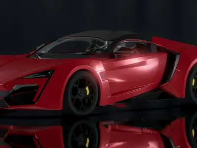 Lykan HyperSport - photorealistic 3D model