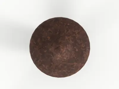 Acorn Low-poly 3D model