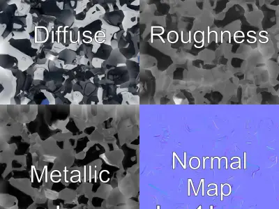 Cyberpunk Combat Sphere Model Low-poly 3D model