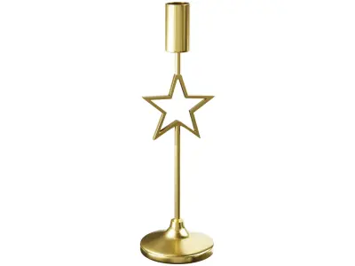 Venice Gold Candle Holder 3D model