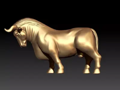 BULL MODEL 3D print model