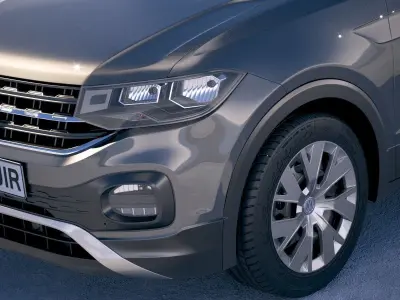 Volkswagen T-Cross basic 2019 3D model