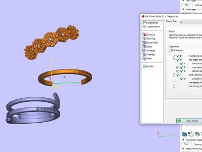 Women Ring 33 3D print model