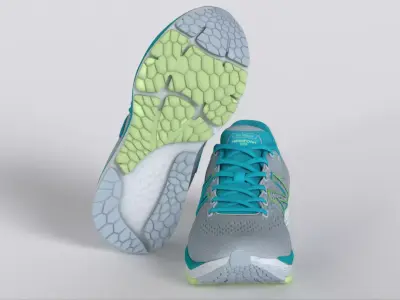 New Balance Fresh Form 880  Running Shoes Low-poly 3D model