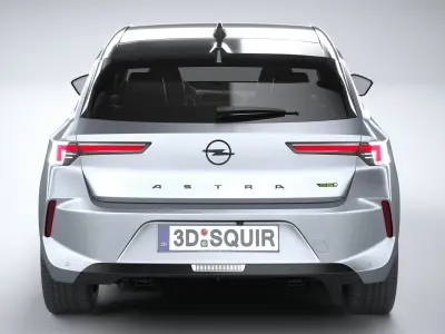 Opel Astra GSE 2023 3D model
