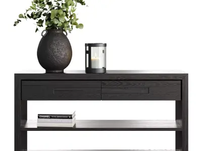 Console Table Hunter Set 3D model