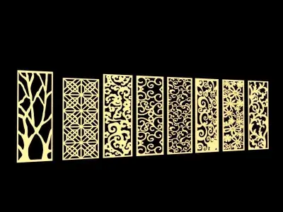 Decorative Panel Element 3D model