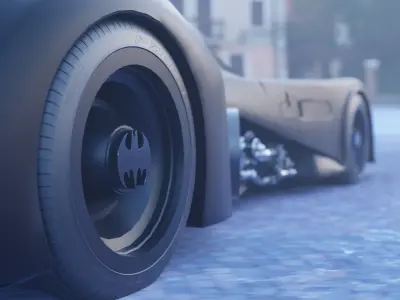 1989 Batmobile  3D model