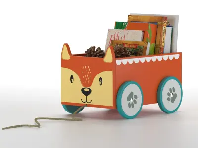 fox baby car 3D model