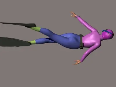 skin scuba 7 3D print model