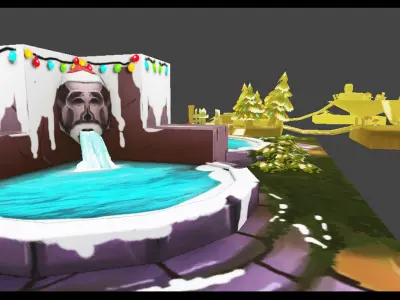 Forest Toon Kit Low-poly 3D model