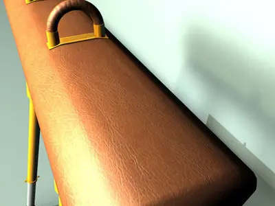 gimnastic equipment collection 3D model