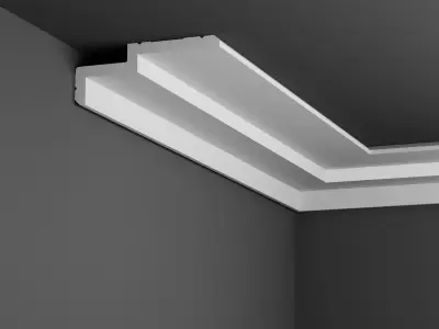 Cornice Moulding Low-poly 3D model