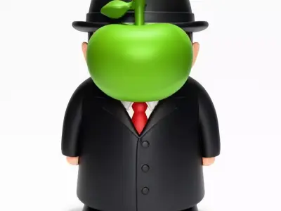  The Son of Man ReneMagritte 3D print model