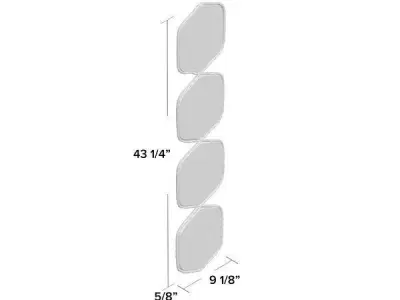 Whitbeck Accent Mirror 3D model