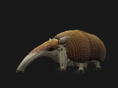 Armadillo Low-poly 3D model