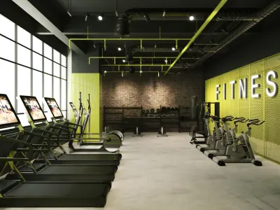 GYM FITNESS 3D model