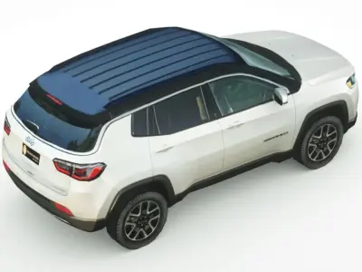 Jeep Compass 2019 Low-poly 3D model