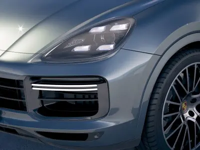 Porsche Cayenne Turbo Coupe 2020 3D model