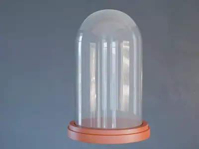 Dome Glass PBR 3D model