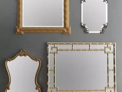 Mirror Collection Set 04 3D model