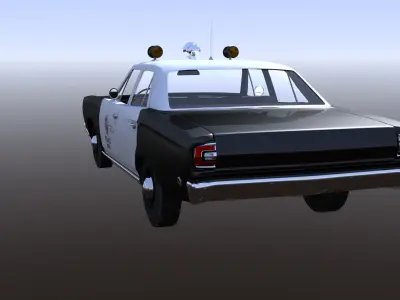 Adam 12 police car 3D model