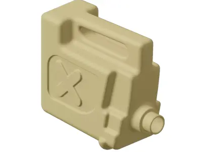 Plastic Stylish Jerry Can 3D model