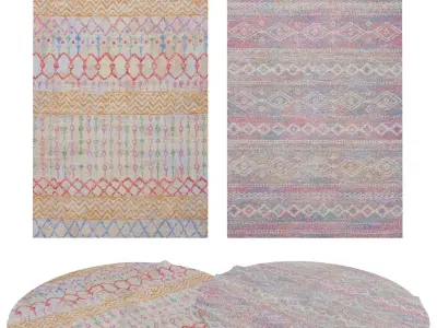 Rugs No 661 Low-poly 3D model