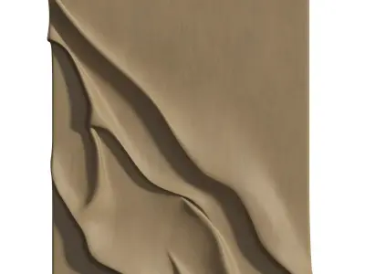 Wall Art - Wood Carving 3D model