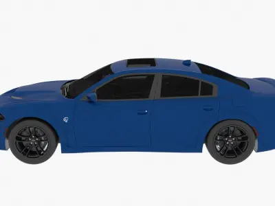Dodge Charger SRT Hellcat 2020 3D model