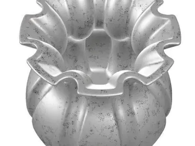 Ceramic Decor Vase 3D model