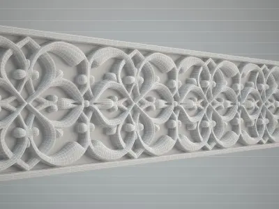 Classical moulding 3D model