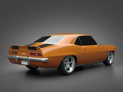 1969 Chevrolet Camaro SS 3D model