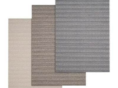 Rug Set 328 3D model