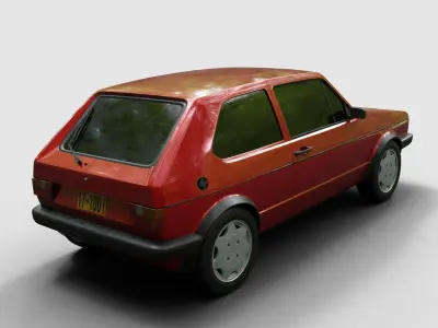 Volkswagen Golf GTI Mk1 3D model