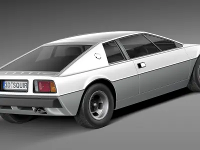 Lotus Esprit S1 1976-1980 3D model