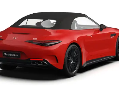 Mercedes Benz SL63 AMG 2022 3D model