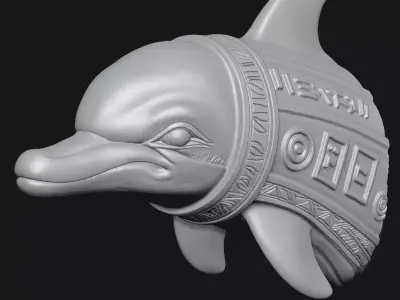 dolphin 3D print model