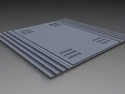 Floor Panel 01 Free 3D model