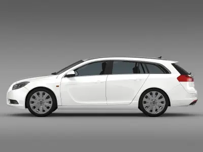 Vauxhall Insignia 4x4 Sports Tourer 2013 3D model