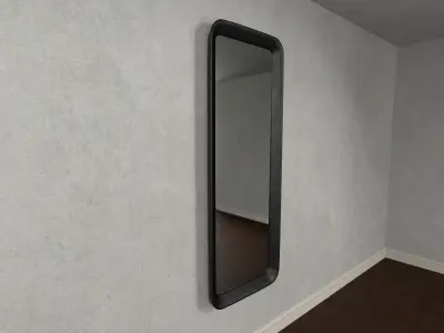 Wall Mirror Low-poly 3D model