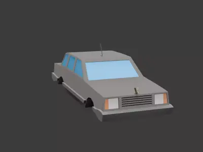 Chrysler Reference Model Low-poly 3D model