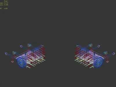 Game Weapons of War - Tank 03 3D model